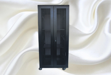 Perforated double door