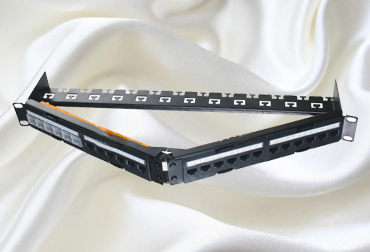 45deg angled patch panel