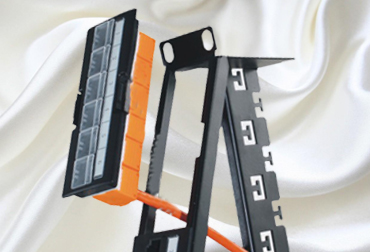 45deg angled patch panel