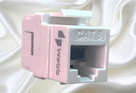 CAT6 UTP keystone jack - 180